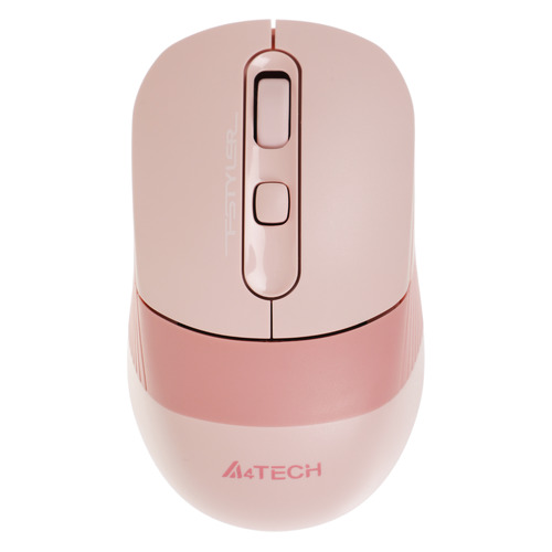 Мышь A4TECH Fstyler FB10C, оптическая, беспроводная, USB, розовый [fb10c baby pink]