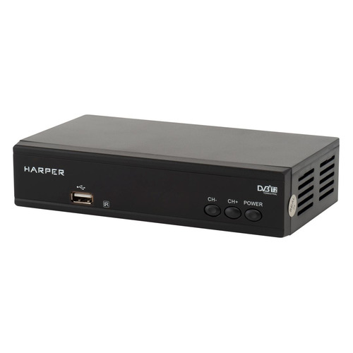 Ресивер DVB-T2 Harper HDT2-2030, черный