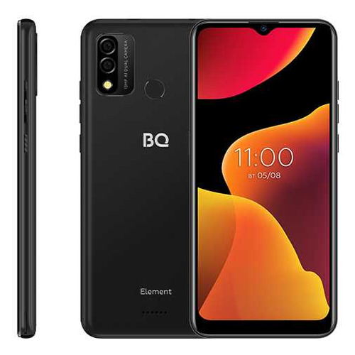Смартфон BQ Element 32Gb, 6645L, черный графит