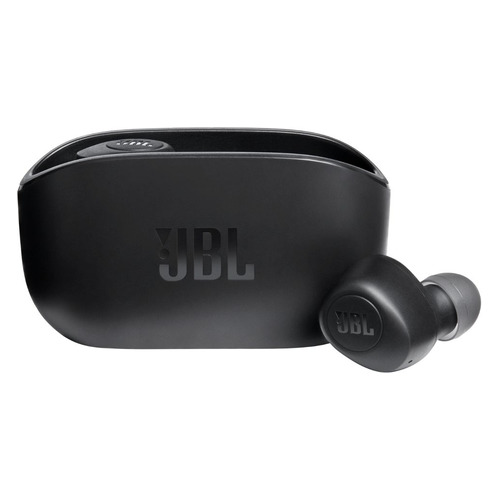 Гарнитура JBL Wave 100TWS, Bluetooth, вкладыши, черный [jblw100twsblk]