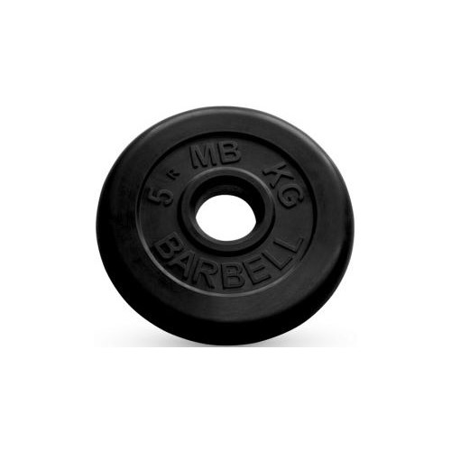 Диск Mb Barbell MB-PltB51-5 для штанги обрезин. 5кг черный