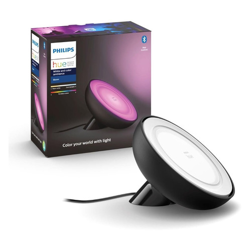 Умный светильник Philips Hue Bloom, настольный, черный [929002376001]