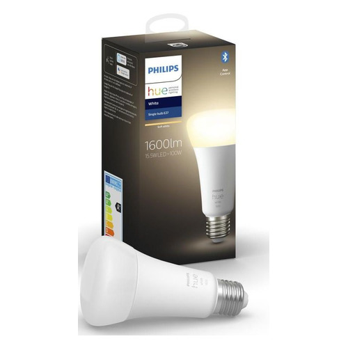 Умная лампа Philips Hue Single Bulb E27 15.5Вт 1600lm (упак.:1шт) (929002334903)