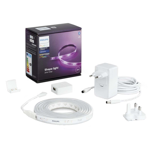 Умный светильник Philips Hue Lightstrip Plus, белый [929002269110]