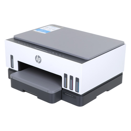 МФУ струйный HP Smart Tank 720 AiO, A4, цветной, струйный, серый [6uu46a]