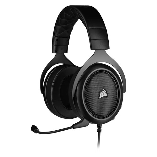 Гарнитура игровая Corsair HS50 Pro Stereo, для ПК и игровых консолей, накладные, черный матовый [ca-9011215-eu]