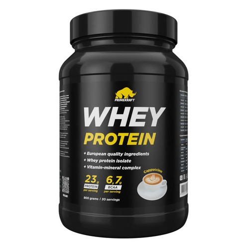 Протеин PRIME KRAFT Whey, порошок, 0.9кг, капучино [яб037904]