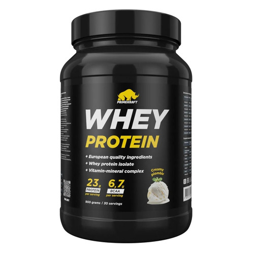 Протеин PRIME KRAFT Whey, порошок, 0.9кг, сливочный пломбир [яб037905]