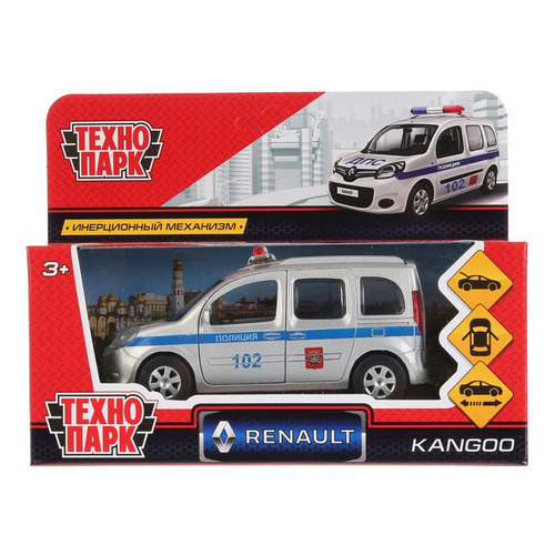 Игрушка Технопарк Renault Kangoo, полицейская машина [kangoo-p]