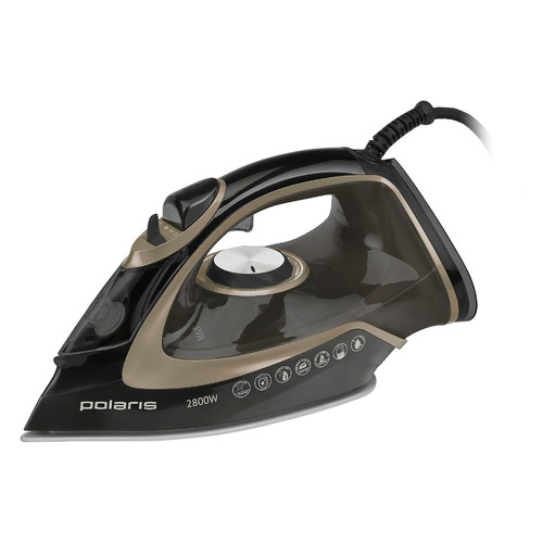 Утюг Polaris PIR 2821AK, 2800Вт, черный/ золотистый