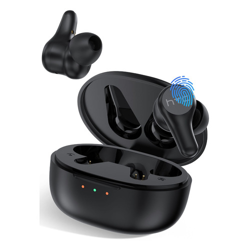 Гарнитура HTC E-mo 1 True Wireless Earbuds Plus, Bluetooth, вкладыши, черный