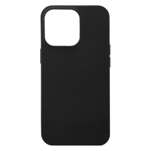 Чехол (клип-кейс) BORASCO Silicone Case, для Apple iPhone 13 Pro, черный (матовый) [40442]