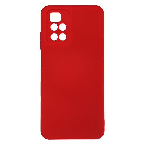 Чехол (клип-кейс) BORASCO Microfiber Case, для Xiaomi Redmi 10, красный [40472]