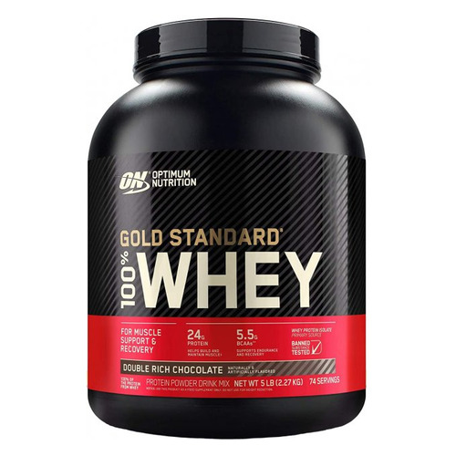 Протеин OPTIMUM NUTRITION Gold Standard 100% Whey, порошок, 2.2кг, двойной шоколад [on06]