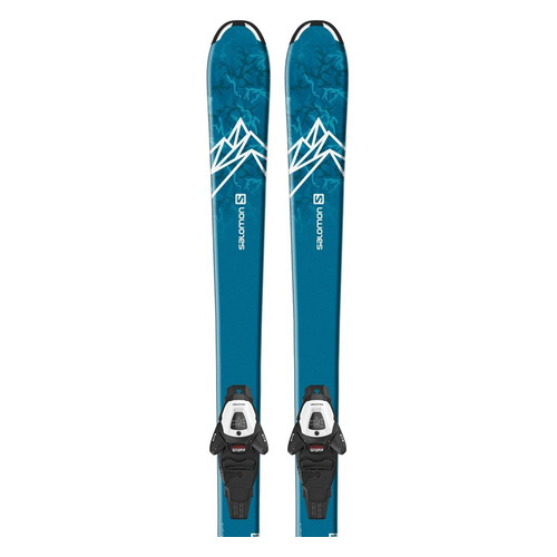 Горные лыжи SALOMON QST E Max Jr S + C5 GW, 101-66-83мм, 100см, с креплением С5 GW [l40891300100]