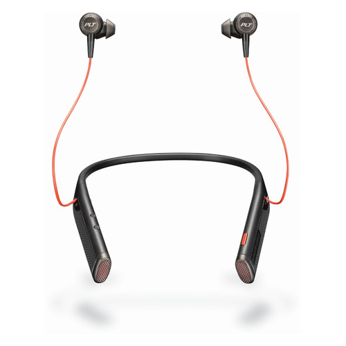 Гарнитура POLY B6200, для компьютера/мобильных устройств, вкладыши, bluetooth, черный [208748-101]