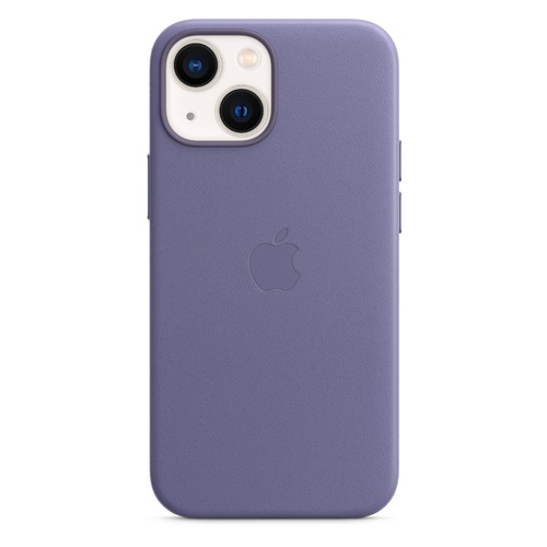 Чехол (клип-кейс) Apple Leather Case with MagSafe, для Apple iPhone 13 mini, сиреневая глициния [mm0h3ze/a]