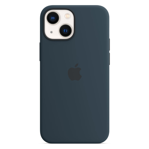 Чехол (клип-кейс) Apple Silicone Case with MagSafe, для Apple iPhone 13 mini, синий омут [mm213ze/a]