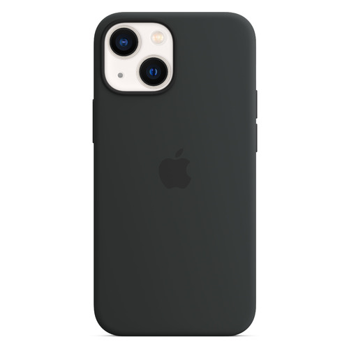 Чехол (клип-кейс) Apple Silicone Case with MagSafe, для Apple iPhone 13 mini, темная ночь [mm223ze/a]