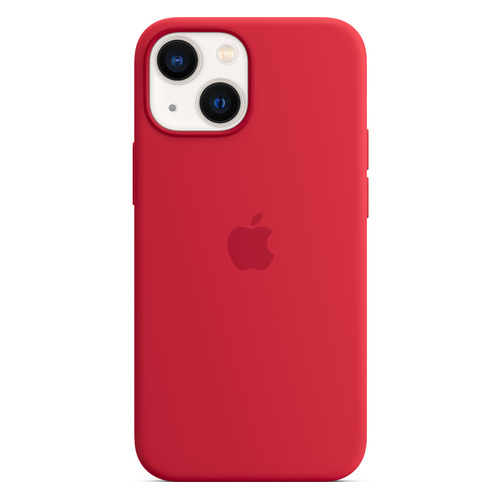 Чехол (клип-кейс) Apple Silicone Case with MagSafe, для Apple iPhone 13 mini, красный [mm233ze/a]