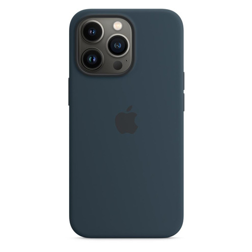 Чехол (клип-кейс) Apple Silicone Case with MagSafe, для Apple iPhone 13 Pro, синий омут [mm2j3ze/a]