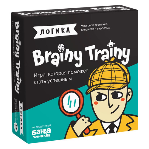 Настольная игра BRAINY TRAINY Brainy Trainy Логика [ум266]