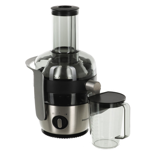 Соковыжималка Philips HR1922/21, центробежная, серебристый и черный