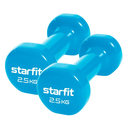 Набор гантелей Starfit Core DB-101 2гант. 2.5кг винил. синий (УТ-00020384)