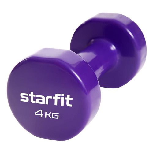 Гантель Starfit Core DB-101 1гант. 4кг винил. фиолетовый (УТ-00018826)