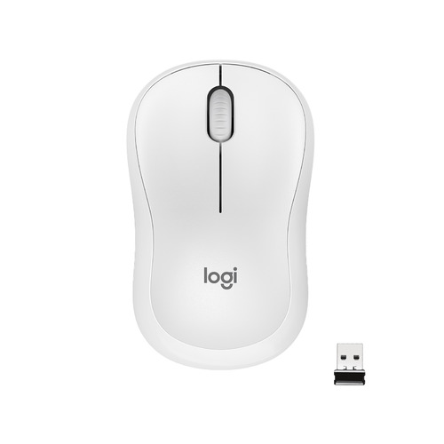 Мышь Logitech M221 SILENT, оптическая, беспроводная, USB, белый [910-006511]