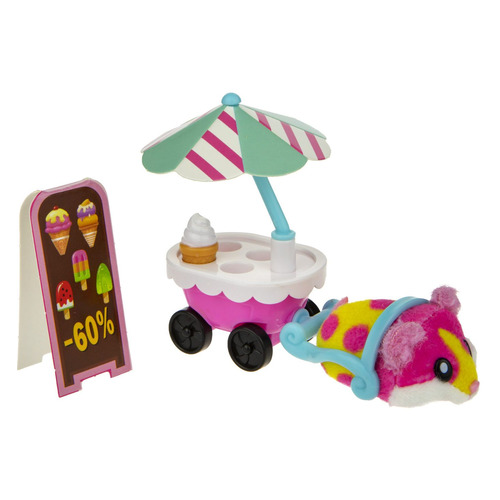 Игровой набор 1Toy Хома Дома Тележка хомодильник для мороженого [т12494]