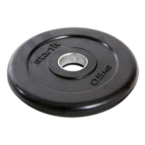 Диск Starfit BB-202 для гантели обрезин. 0.5кг черный (УТ-00018802)
