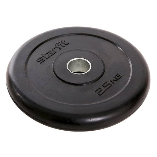 Диск Starfit BB-202 для гантели обрезин. 2.5кг черный (УТ-00018805)