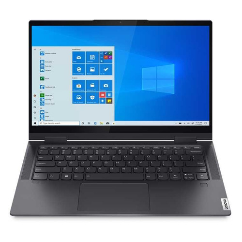 Ноутбук-трансформер Lenovo Yoga 7 14ACN6, 14", IPS, AMD Ryzen 7 5800U 1.9ГГц, 16ГБ, 1ТБ SSD, AMD Radeon , Windows 11 Home, 82N7008NRU, серый