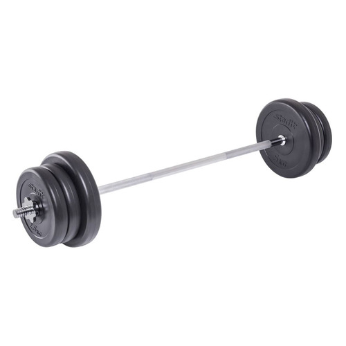 Штанга Starfit BB-401 25кг пласт. черный (УТ-00009201)
