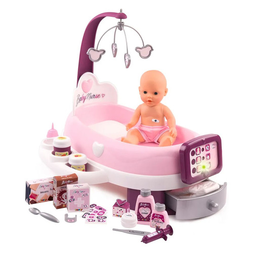 Игровой набор Smoby Baby Nurse По уходу за куклой, 42см [220347]