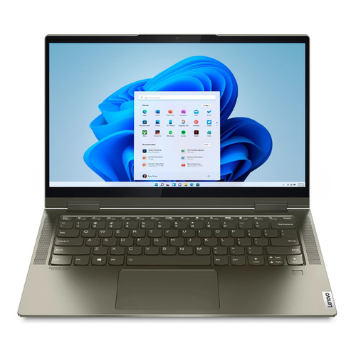 Ноутбук-трансформер Lenovo Yoga 7 14ITL5, 14", IPS, Intel Core i5 1135G7, Intel Evo 2.4ГГц, 16ГБ, 512ГБ SSD, Intel Iris Xe graphics , Windows 11 Home, 82BH00G4RU, темно-зеленый