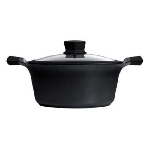 Кастрюля Xiaomi HuoHou Teflon Platinum Plus Non-Stick, 2.2л, с крышкой, черный [hu0072]