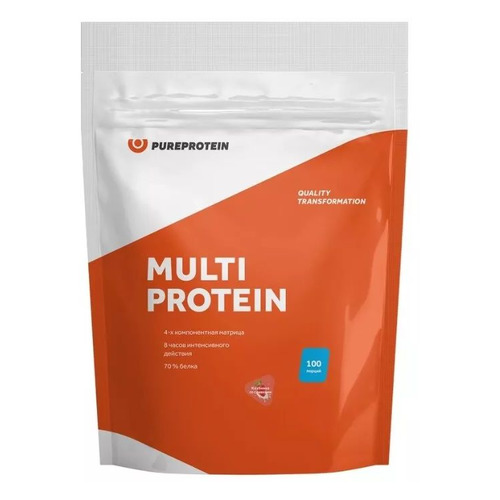 Гейнер PURE PROTEIN Multicomponent, 1, порошок, 1кг, клубника со сливками