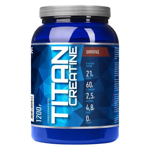 Гейнер RLINE Titan creatine, 1, порошок, 1,2кг, шоколад