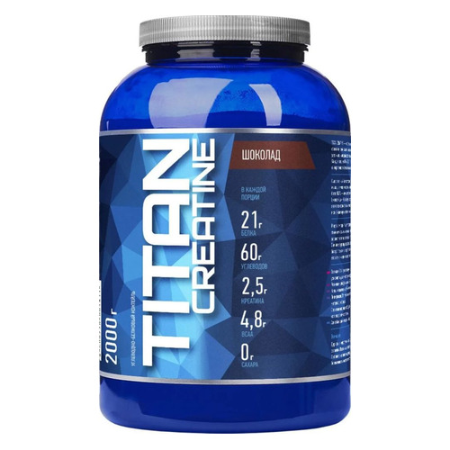 Гейнер RLINE Titan creatine, 1, порошок, 2кг, шоколад