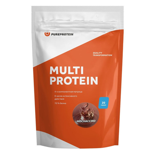 Протеин PURE PROTEIN Multicomponent, порошок, 600гр, моккачино
