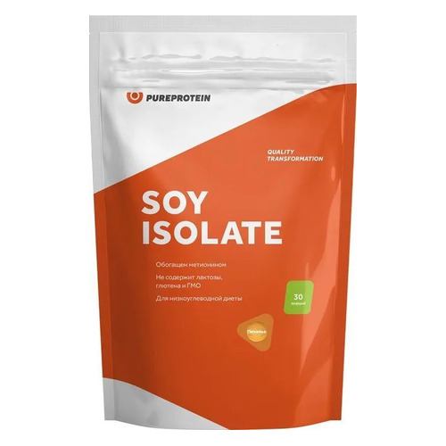 Протеин PURE PROTEIN Soy, порошок, 900гр, печенье