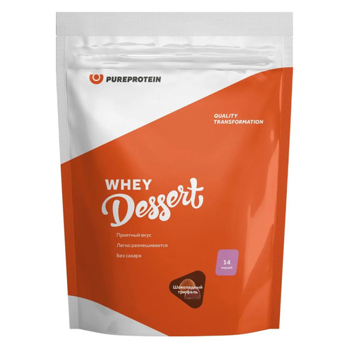 Протеин PURE PROTEIN Whey Dessert, порошок, 420гр, шоколадный трюфель