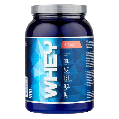 Протеин RLINE Whey, порошок, 900гр, клубника