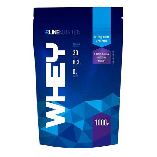 Протеин RLINE Whey, порошок, 1кг, шоколад орех