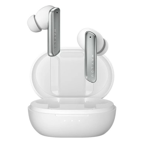 Гарнитура Xiaomi Haylou W1, Bluetooth, вкладыши, белый/серебристый