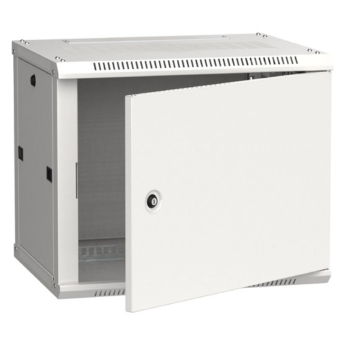 Шкаф коммутационный ITK Linea W (LWR3-06U64-MF) настенный 6U 600x450мм пер.дв.металл 90кг серый 350м