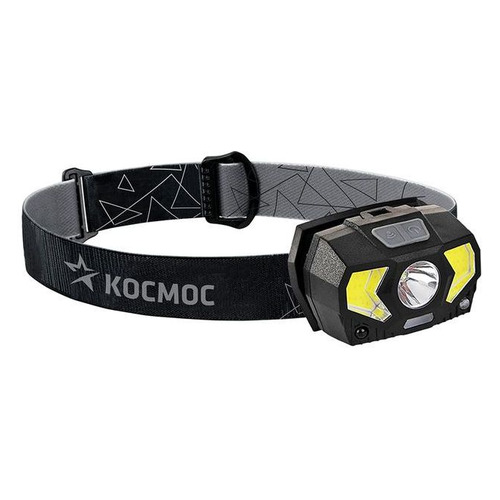 Налобный фонарь КОСМОС KOCHUNTHELPER5W, черный , 7Вт