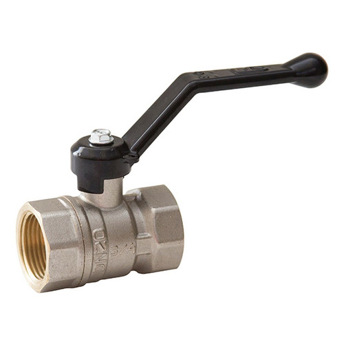 Кран шаровый LD 537115, проходной запорный, 1/2", внутренняя/внутренняя резьба